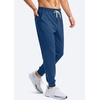 image:imageG Gradual Mens Joggers with Zipper Pockets Athletic Workout Running Track Pants Stretch Gym Sweatpants for MenDark Blue Heather