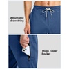 image:imageG Gradual Mens Joggers with Zipper Pockets Athletic Workout Running Track Pants Stretch Gym Sweatpants for MenDark Blue Heather