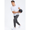 image:imageG Gradual Mens Joggers with Zipper Pockets Athletic Workout Running Track Pants Stretch Gym Sweatpants for MenDark Grey Heather