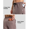 image:imageG Gradual Mens Joggers with Zipper Pockets Athletic Workout Running Track Pants Stretch Gym Sweatpants for MenDark Pink Heather