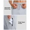 image:imageG Gradual Mens Joggers with Zipper Pockets Athletic Workout Running Track Pants Stretch Gym Sweatpants for MenMineral Grey Heather