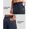 image:imageG Gradual Mens Joggers with Zipper Pockets Athletic Workout Running Track Pants Stretch Gym Sweatpants for MenNavy