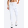 image:imageG Gradual Mens Joggers with Zipper Pockets Athletic Workout Running Track Pants Stretch Gym Sweatpants for MenWhite