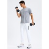 image:imageG Gradual Mens Joggers with Zipper Pockets Athletic Workout Running Track Pants Stretch Gym Sweatpants for MenWhite