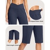 image:imageG Gradual Womens 14 Bermuda Long Shorts Knee Length High Waisted Athletic Shorts with Pockets Stretch Casual Summer WalkingB Navy
