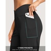image:imageG Gradual Womens 14 Bermuda Long Shorts Knee Length High Waisted Athletic Shorts with Pockets Stretch Casual Summer WalkingBlack