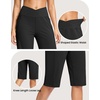 image:imageG Gradual Womens 14 Bermuda Long Shorts Knee Length High Waisted Athletic Shorts with Pockets Stretch Casual Summer WalkingBlack