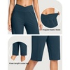 image:imageG Gradual Womens 14 Bermuda Long Shorts Knee Length High Waisted Athletic Shorts with Pockets Stretch Casual Summer WalkingIndigo