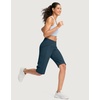 image:imageG Gradual Womens 14 Bermuda Long Shorts Knee Length High Waisted Athletic Shorts with Pockets Stretch Casual Summer WalkingIndigo