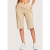 image:imageG Gradual Womens 14 Bermuda Long Shorts Knee Length High Waisted Athletic Shorts with Pockets Stretch Casual Summer WalkingKhaki