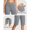image:imageG Gradual Womens 14 Bermuda Long Shorts Knee Length High Waisted Athletic Shorts with Pockets Stretch Casual Summer WalkingLight Grey