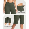 image:imageG Gradual Womens 14 Bermuda Long Shorts Knee Length High Waisted Athletic Shorts with Pockets Stretch Casual Summer WalkingSage