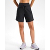 image:imageG Gradual Womens 57 Athletic Long Running Shorts with Zipper Pockets Quick Dry Workout Gym Hiking Shorts for WomenBlack