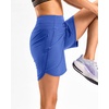 image:imageG Gradual Womens 57 Athletic Long Running Shorts with Zipper Pockets Quick Dry Workout Gym Hiking Shorts for WomenBlue