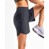 image:imageG Gradual Womens 57 Athletic Long Running Shorts with Zipper Pockets Quick Dry Workout Gym Hiking Shorts for WomenCharcoal