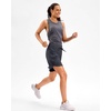image:imageG Gradual Womens 57 Athletic Long Running Shorts with Zipper Pockets Quick Dry Workout Gym Hiking Shorts for WomenCharcoal
