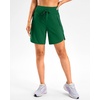 image:imageG Gradual Womens 57 Athletic Long Running Shorts with Zipper Pockets Quick Dry Workout Gym Hiking Shorts for WomenGreen