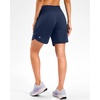 image:imageG Gradual Womens 57 Athletic Long Running Shorts with Zipper Pockets Quick Dry Workout Gym Hiking Shorts for WomenNavy