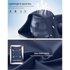 image:imageG Gradual Womens 57 Athletic Long Running Shorts with Zipper Pockets Quick Dry Workout Gym Hiking Shorts for WomenNavy