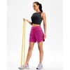 image:imageG Gradual Womens 57 Athletic Long Running Shorts with Zipper Pockets Quick Dry Workout Gym Hiking Shorts for WomenRose