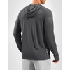 image:imageMens Sun Protection Hoodie Shirts Long Sleeve UPF 50 Swim Shirts for Men Rash Guard Fishing Shirt Quick DryDark Grey
