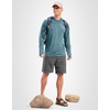 image:imageMens Sun Protection Hoodie Shirts Long Sleeve UPF 50 Swim Shirts for Men Rash Guard Fishing Shirt Quick DryHeather Aquamarine