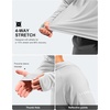 image:imageMens Sun Protection Hoodie Shirts Long Sleeve UPF 50 Swim Shirts for Men Rash Guard Fishing Shirt Quick DryHeather Bright Grey