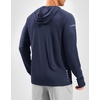 image:imageMens Sun Protection Hoodie Shirts Long Sleeve UPF 50 Swim Shirts for Men Rash Guard Fishing Shirt Quick DryNavy