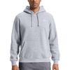 image:imageG Gradual Mens Fleece Hoodies Pullover Soft Warm Athletic Workout Gym Hooded Sweatshirt for Men with PocketsLight Grey Heather