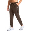 image:imageG Gradual Mens Joggers with Zipper Pockets Athletic Workout Running Track Pants Stretch Gym Sweatpants for MenBrown Heather