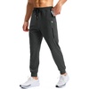 image:imageG Gradual Mens Joggers with Zipper Pockets Athletic Workout Running Track Pants Stretch Gym Sweatpants for MenCharcoal Heather