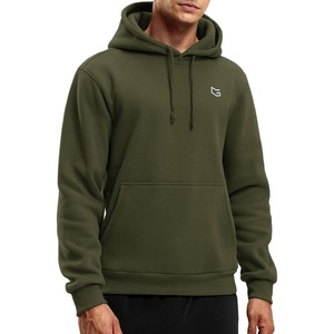image:imageG Gradual Mens Fleece Hoodies Pullover Soft Warm Athletic Workout Gym Hooded Sweatshirt for Men with PocketsDark Olive