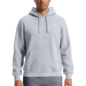 image:imageG Gradual Mens Fleece Hoodies Pullover Soft Warm Athletic Workout Gym Hooded Sweatshirt for Men with PocketsLight Grey Heather