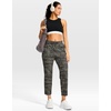 image:imageG Gradual Petite Pants for Women 2426 Ankle Pants 2 Pockets Stretchy 78 Sweatpants for Golf Travel Athletic CasualGreen Camo