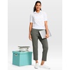 image:imageG Gradual Petite Pants for Women 2426 Ankle Pants 2 Pockets Stretchy 78 Sweatpants for Golf Travel Athletic CasualGrey Sage