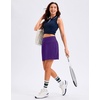 image:imageG Gradual 1618 Skorts for Woman Golf Skirts 3 Pockets Women High Waisted Athletic Skirt Tennis Pickleball Casual SummerDark Purple