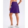 image:imageG Gradual 1618 Skorts for Woman Golf Skirts 3 Pockets Women High Waisted Athletic Skirt Tennis Pickleball Casual SummerDark Purple