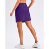 image:imageG Gradual 1618 Skorts for Woman Golf Skirts 3 Pockets Women High Waisted Athletic Skirt Tennis Pickleball Casual SummerDark Purple