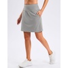 image:imageG Gradual 1618 Skorts for Woman Golf Skirts 3 Pockets Women High Waisted Athletic Skirt Tennis Pickleball Casual SummerGrey