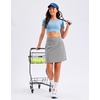 image:imageG Gradual 1618 Skorts for Woman Golf Skirts 3 Pockets Women High Waisted Athletic Skirt Tennis Pickleball Casual SummerGrey