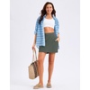 image:imageG Gradual 1618 Skorts for Woman Golf Skirts 3 Pockets Women High Waisted Athletic Skirt Tennis Pickleball Casual SummerGrey Sage