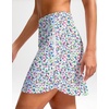 image:imageG Gradual 18 Golf Skirts for Women Zipper Pockets Mid Length Skort with Shorts Underneath High Waist Tennis PickleballAbstract Floral