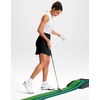 image:imageG Gradual 18 Golf Skirts for Women Zipper Pockets Mid Length Skort with Shorts Underneath High Waist Tennis PickleballBlack