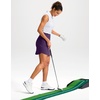 image:imageG Gradual 18 Golf Skirts for Women Zipper Pockets Mid Length Skort with Shorts Underneath High Waist Tennis PickleballDeep Purple