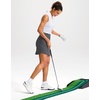 image:imageG Gradual 18 Golf Skirts for Women Zipper Pockets Mid Length Skort with Shorts Underneath High Waist Tennis PickleballInk Grey