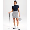 image:imageG Gradual 18 Golf Skirts for Women Zipper Pockets Mid Length Skort with Shorts Underneath High Waist Tennis PickleballLight Grey