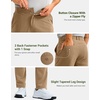 image:imageG Gradual Mens Golf Pants with 5 Pockets 303234 Lightweight Quick Dry Stretch Work Dress Pants Casual Slacks for Men Khaki SandW40 L34