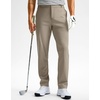 image:imageG Gradual Mens Golf Pants with 5 Pockets 303234 Lightweight Quick Dry Stretch Work Dress Pants Casual Slacks for MenCarbon DustW40 L32