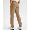 image:imageG Gradual Mens Golf Pants with 5 Pockets 303234 Lightweight Quick Dry Stretch Work Dress Pants Casual Slacks for MenKhaki SandW36 L30