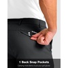 image:imageG Gradual Mens Golf Shorts with 4 Pockets 11 Inseam Stretch Quick Dry Casual Work Dress Shorts for MenBlack